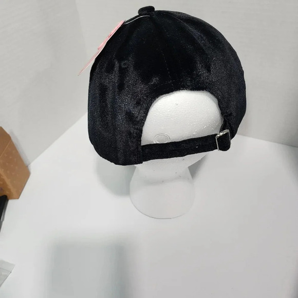 Juicy Couture - Women’s Black/Rhinestone Adjustable baseball Cap hat NWT! Y2k main image 5